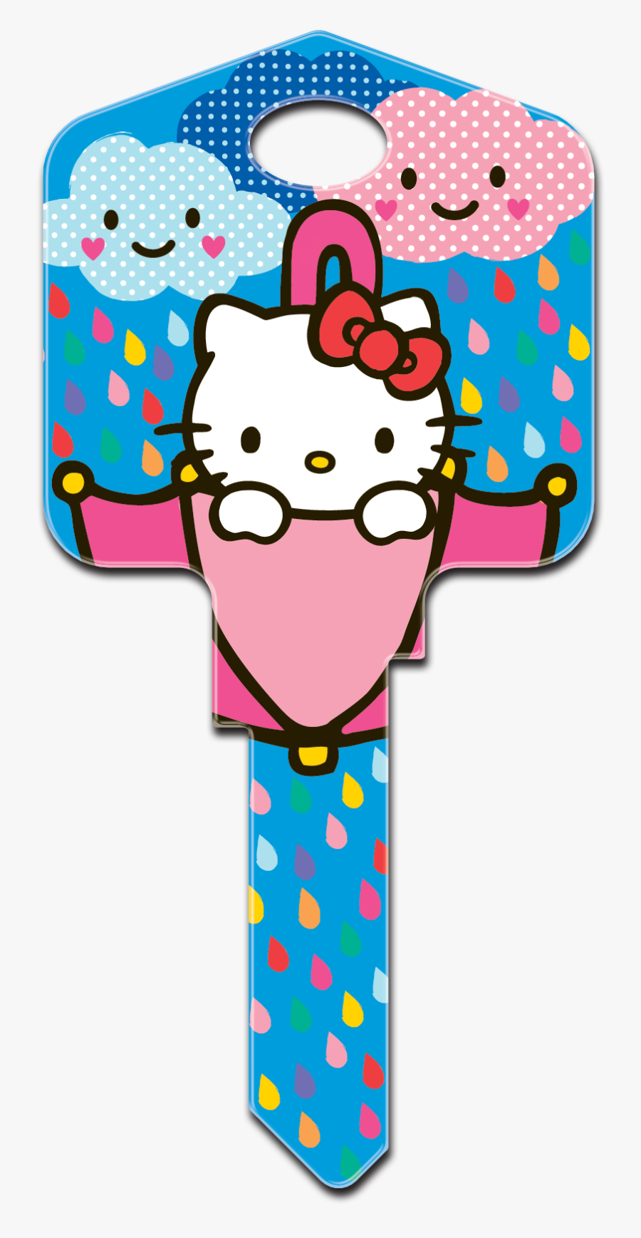 Hello Kitty Blank Key, Transparent Clipart