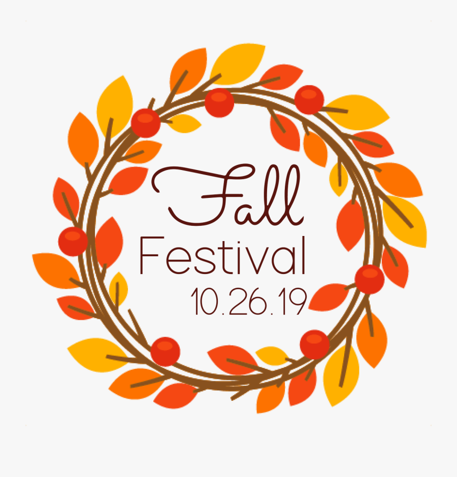 Fall Floral Wreath Clipart, Transparent Clipart