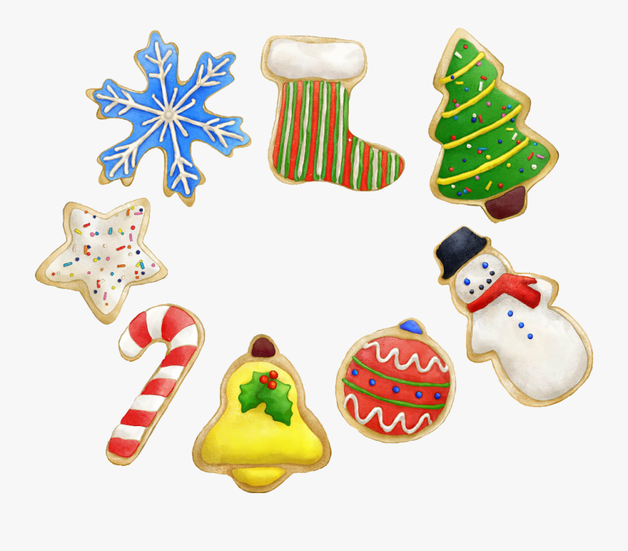 #cookies #christmasiscoming #uglysweaters #christmas - Decorated Cookies Clip Art, Transparent Clipart