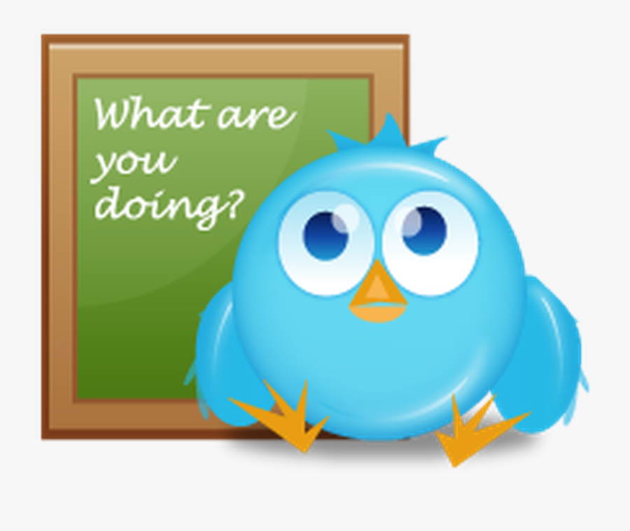 Twitter Bird Clip Art, Transparent Clipart