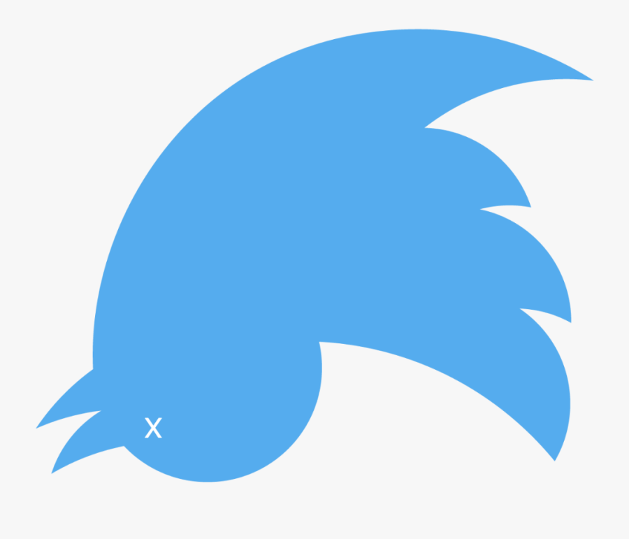 Twitter Logo Upside Down, Transparent Clipart