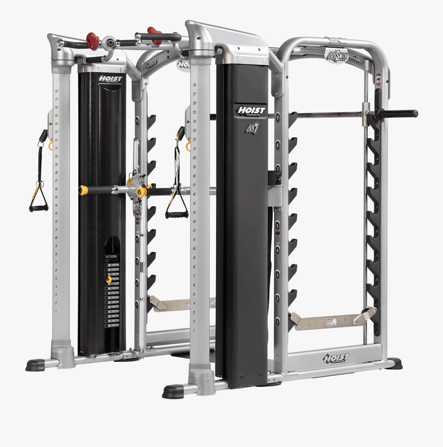 Hoist Mi7 Smith Machine, Transparent Clipart