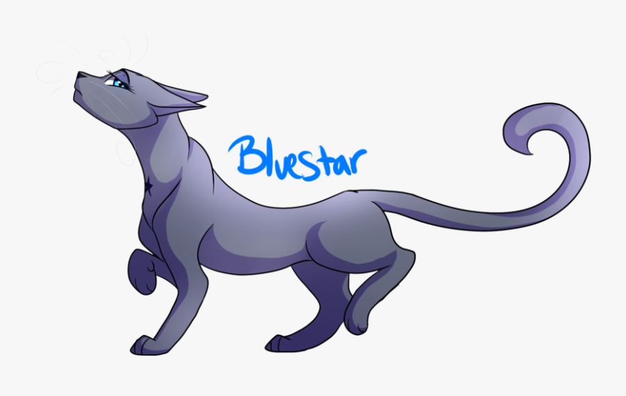 Bluestar - - Warrior Cats - - - Warrior Cat Art Bluestar, Transparent Clipart