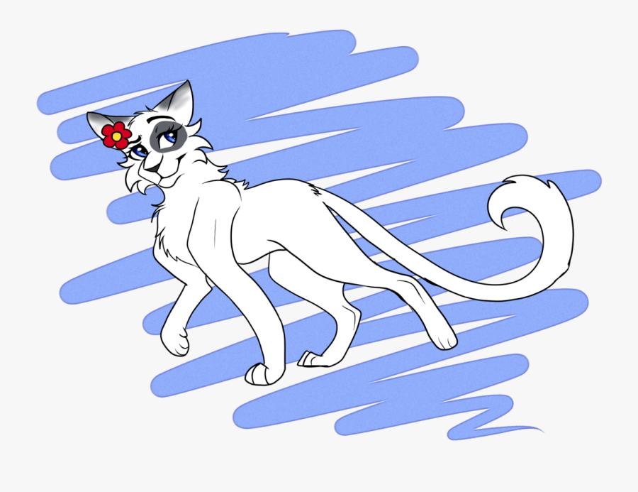Warrior Cat Oc River - Cartoon, Transparent Clipart