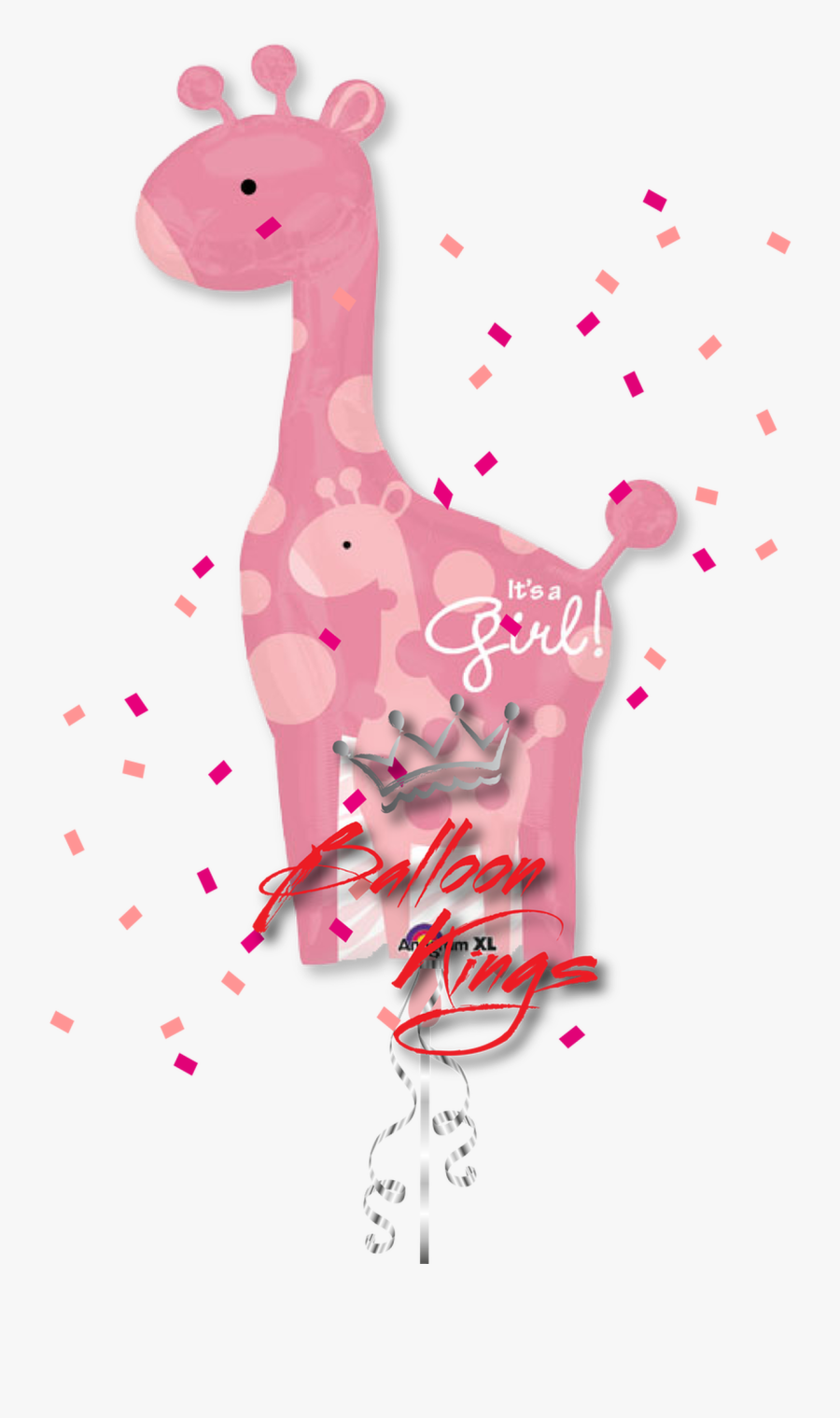 Girl Giraffe - Party City Decorations Baby Shower Boy, Transparent Clipart