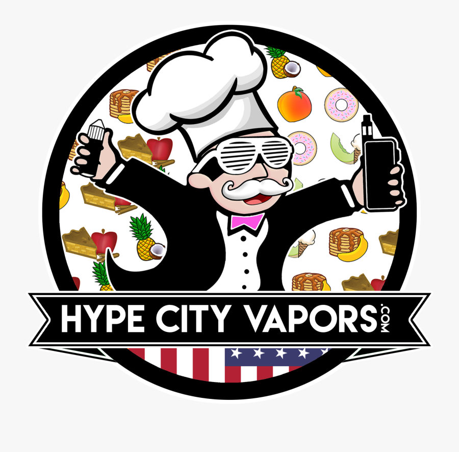 Hype City Vapors Logo, Transparent Clipart