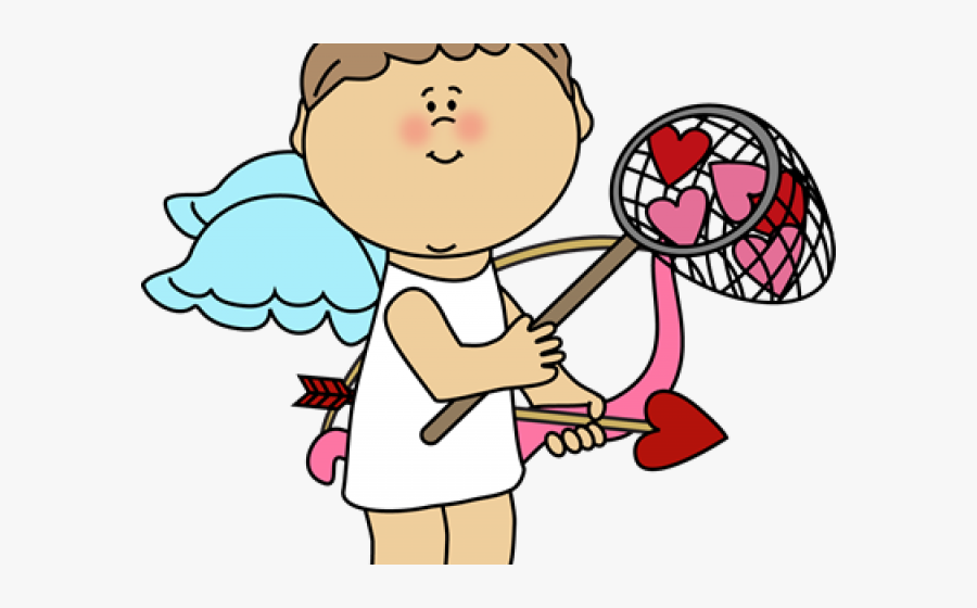 Cupid Clipart Border - Cupid Clipart Girl, Transparent Clipart