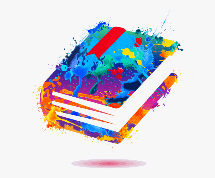 Colourful Creative Book - Book Icon Watercolor, Transparent Clipart