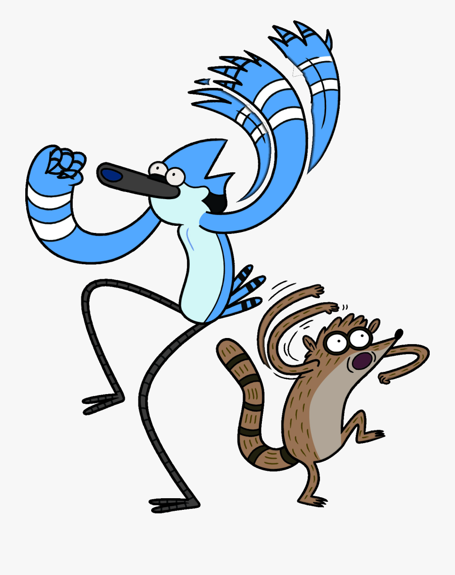 Mordecai And Rigby 01 “ - Regular Show Mordecai And Rigby, Transparent Clipart