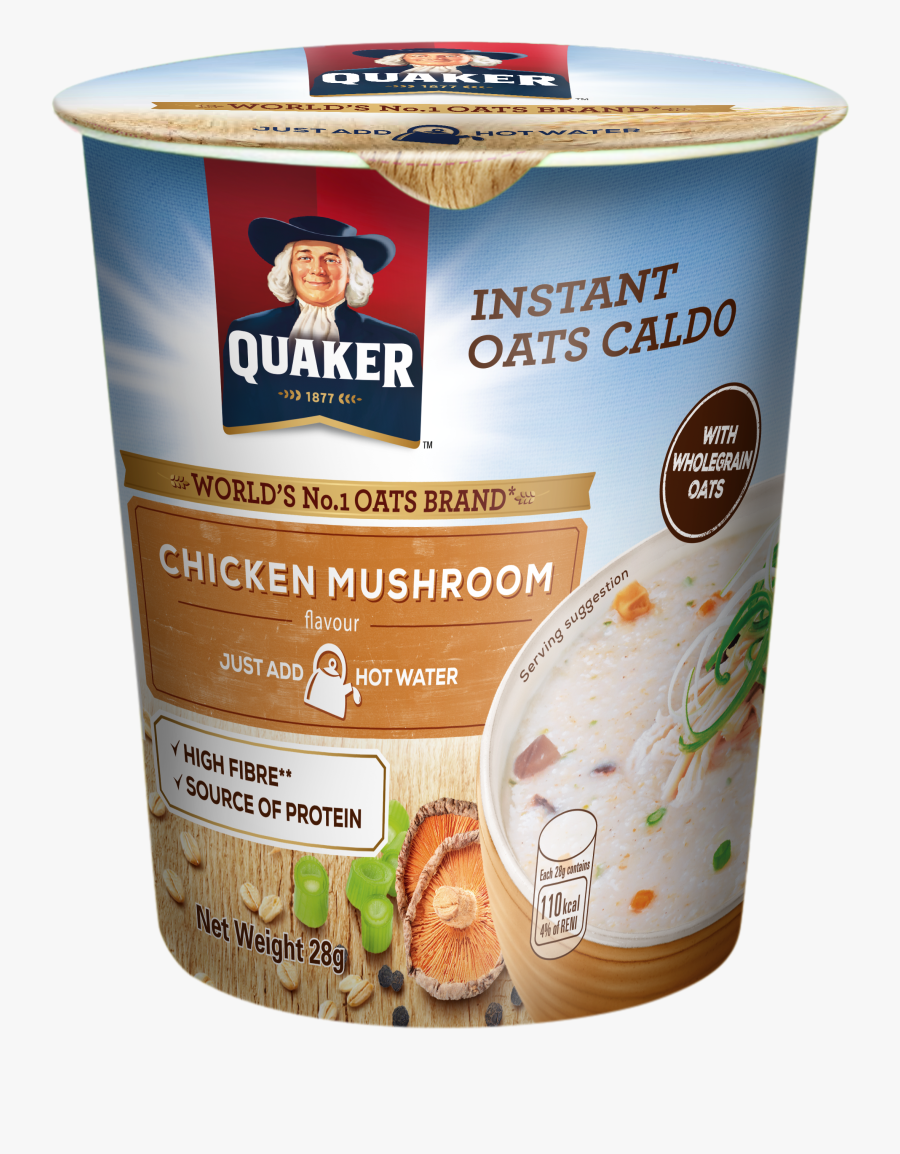 Oatmeal Clipart Bowl Oatmeal - Quaker Instant Oatmeal Banana And Honey, Transparent Clipart