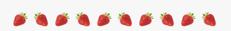 #red #aesthetic #strawberries #strawberry #border #kpop - Overlay Aesthetic Border, Transparent Clipart