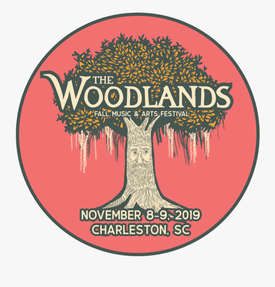Woodlands Pink Logo 01, Transparent Clipart