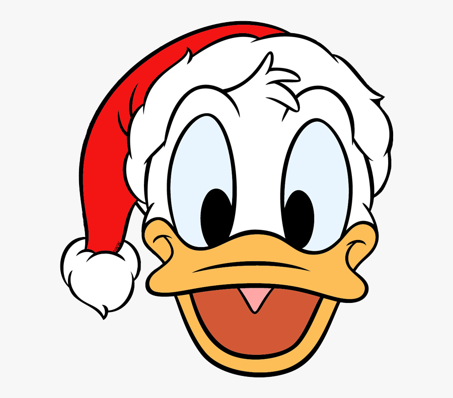 Donald Duck Face Vector, Transparent Clipart