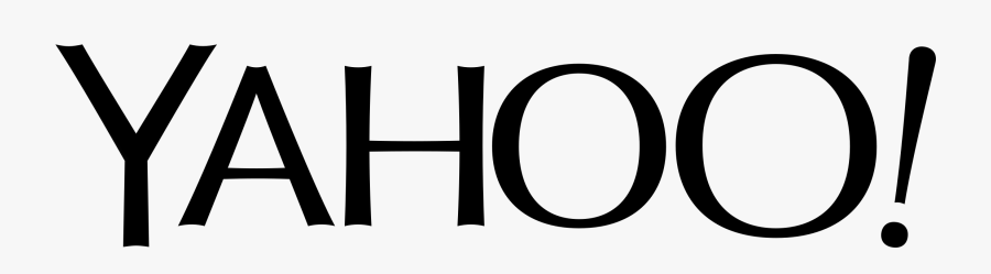 Yahoo Logo Black - Yahoo Logo White Png, Transparent Clipart