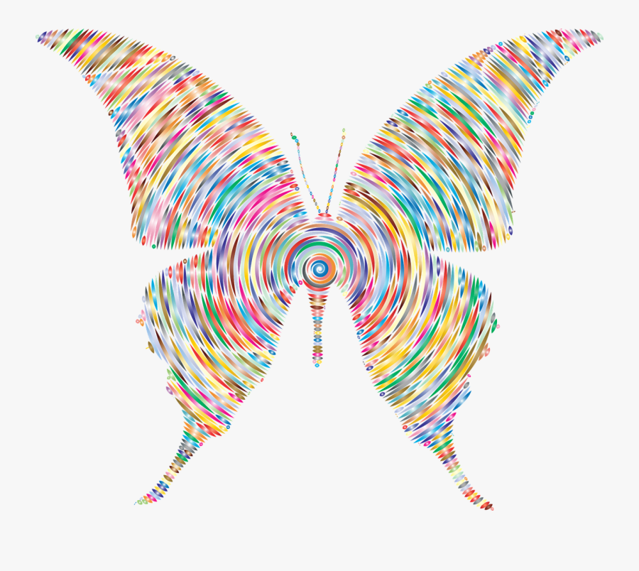 Butterfly Animal Insect Free Photo - Transparent Psychedelic Butterfly, Transparent Clipart