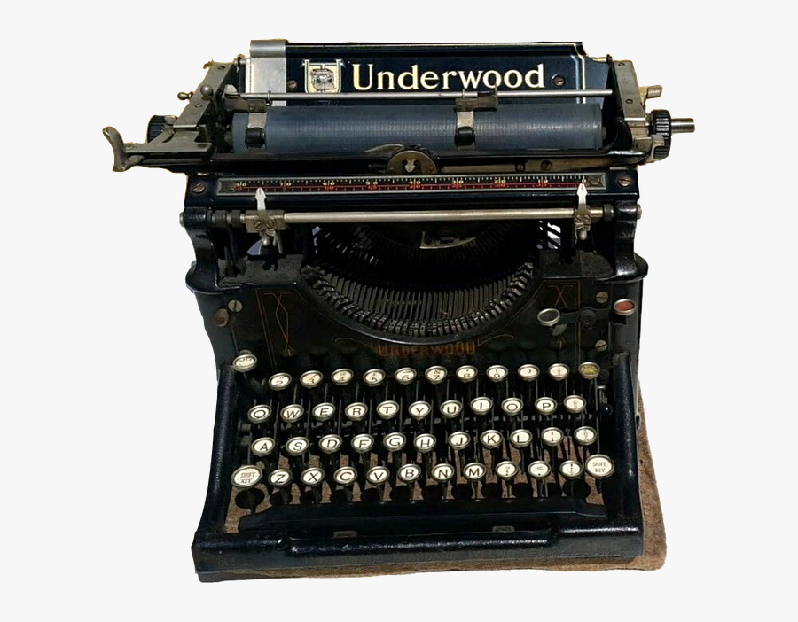 Typewriter Png - Underwood No 5 1921, Transparent Clipart