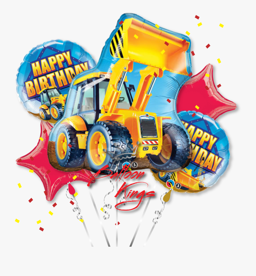 Construction Loader Bouquet, Transparent Clipart