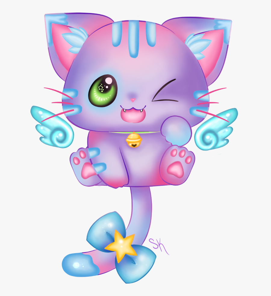 #mq #cat #star #purple #cats - Domestic Short-haired Cat, Transparent Clipart