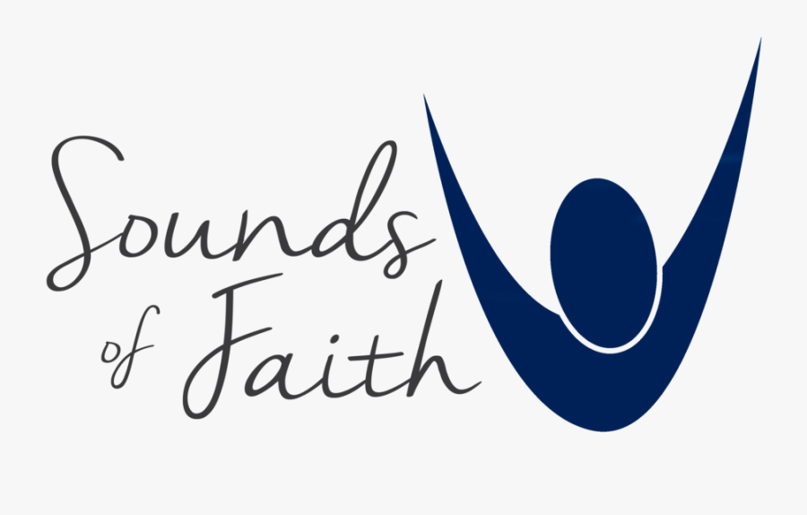 Logo Sounds Of Faith Dark Blue, Transparent Clipart