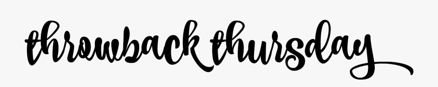 Throwback Thursday Logo Png, Transparent Clipart