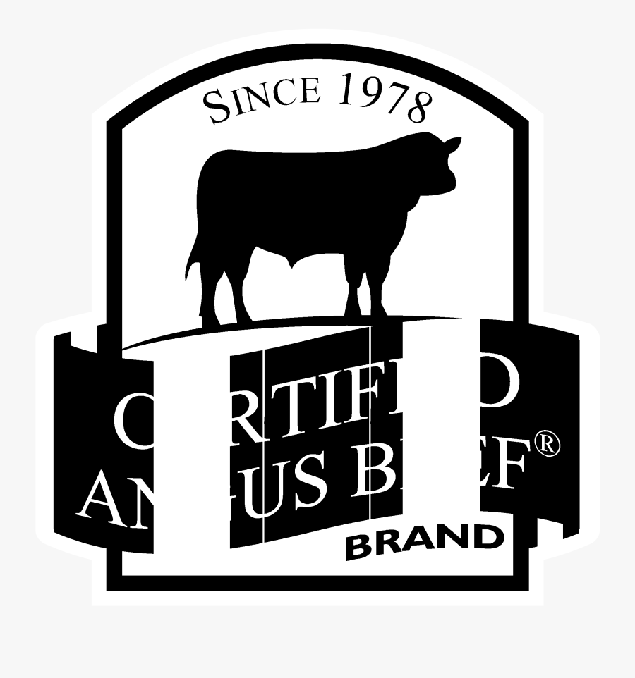 Angus Beef Logo Black And White - Certified Angus Beef Logo Png, Transparent Clipart