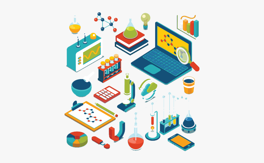 Pharma Crm - Objects Isometric, Transparent Clipart