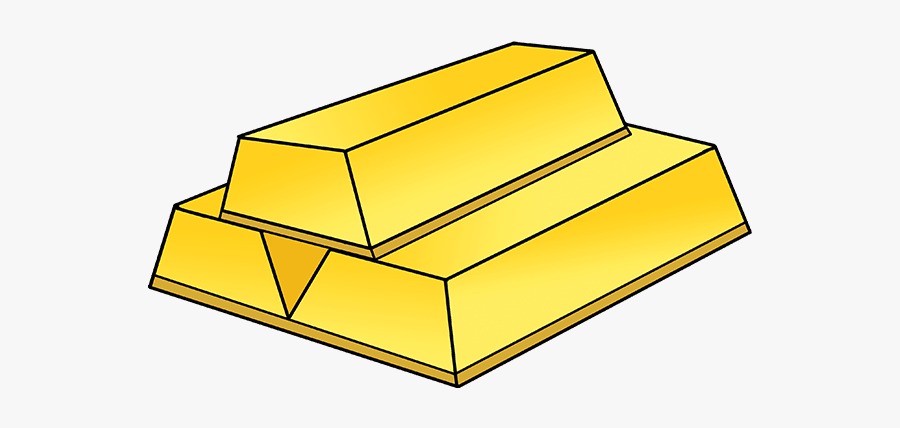 How To Draw Gold - Drawing Of Gold, Transparent Clipart