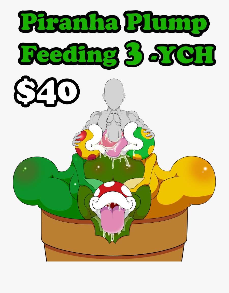 Piranha Plump Feeding - Thegeckoninja Piranha Plants, Transparent Clipart