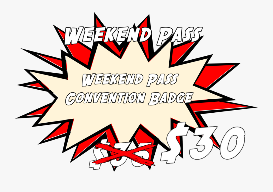 Weekend Ticket $30 - Comic Speech Bubbles Png, Transparent Clipart