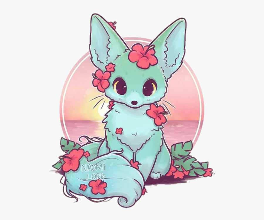 Lobos Kawaii - Naomi Lord Art Fox, Transparent Clipart