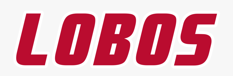 New Mexico Lobos Wordmark, Transparent Clipart