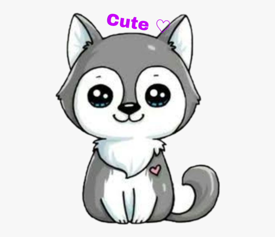 #lobos🐺 - Kawaii Cute Wolf Drawings, Transparent Clipart