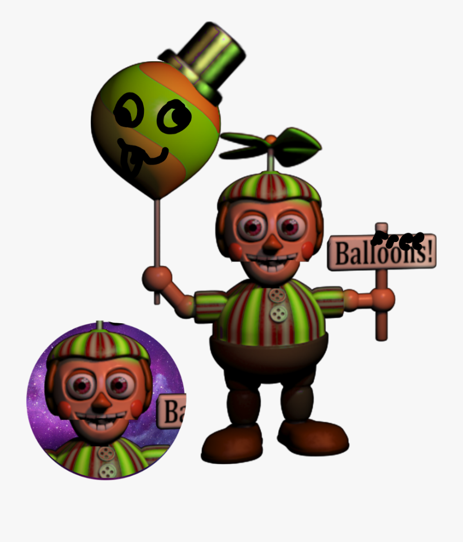 #fnaf Bboy - Fnaf 2 Balloon Boy Jpng, Transparent Clipart