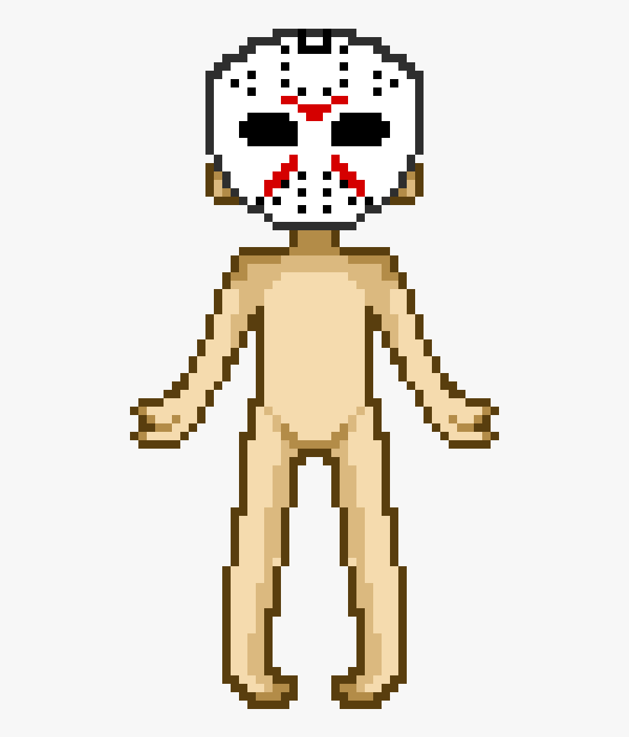 Chara La Cuchara Clipart , Png Download - Grid Minecraft Pixel Art, Transparent Clipart