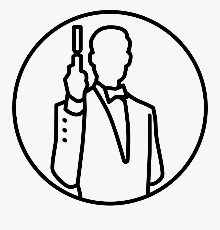 James Bond - James Bond Icon Png, Transparent Clipart