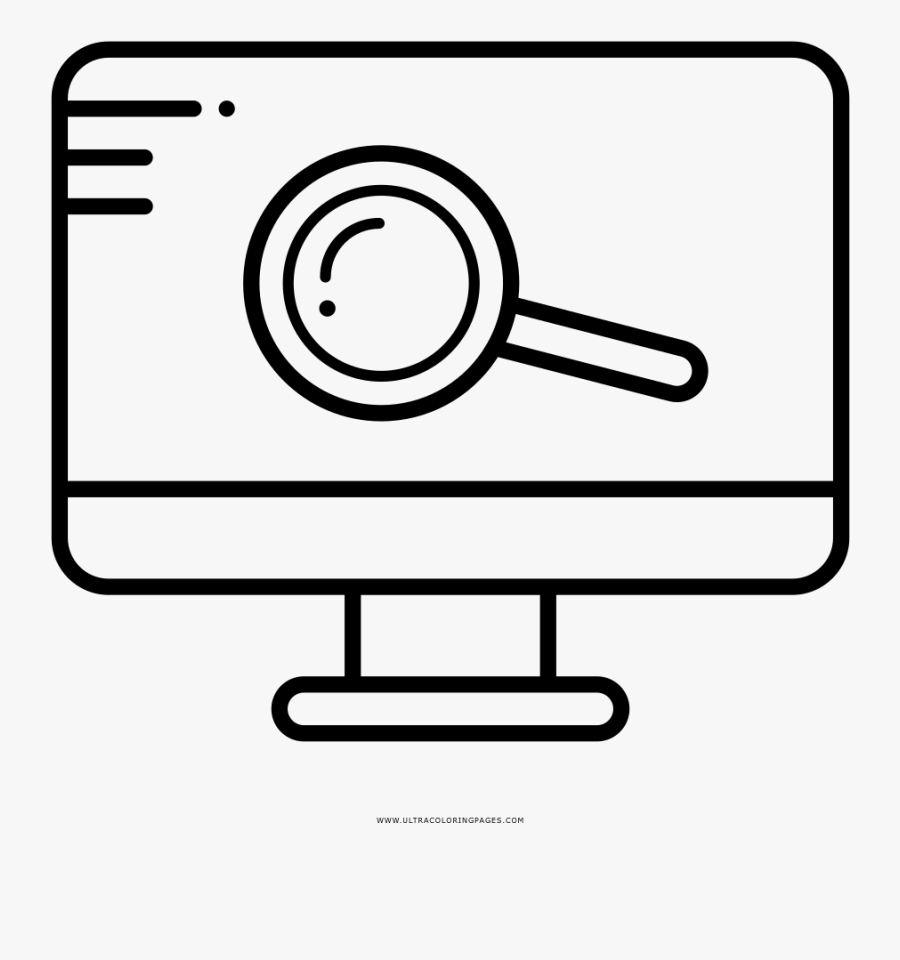 Job Search Coloring Page - Circle, Transparent Clipart