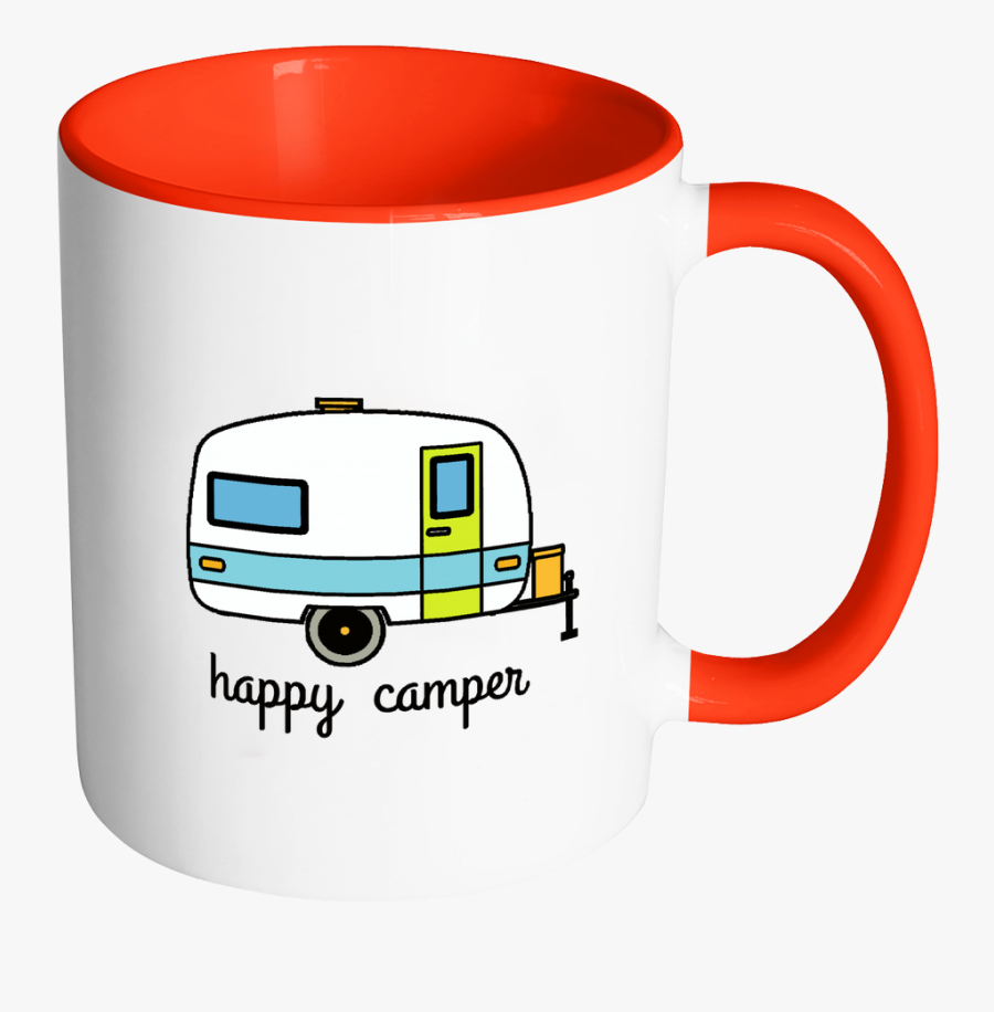 Happy Camper Coffee Mug - Like Coffee With My Creamer, Transparent Clipart