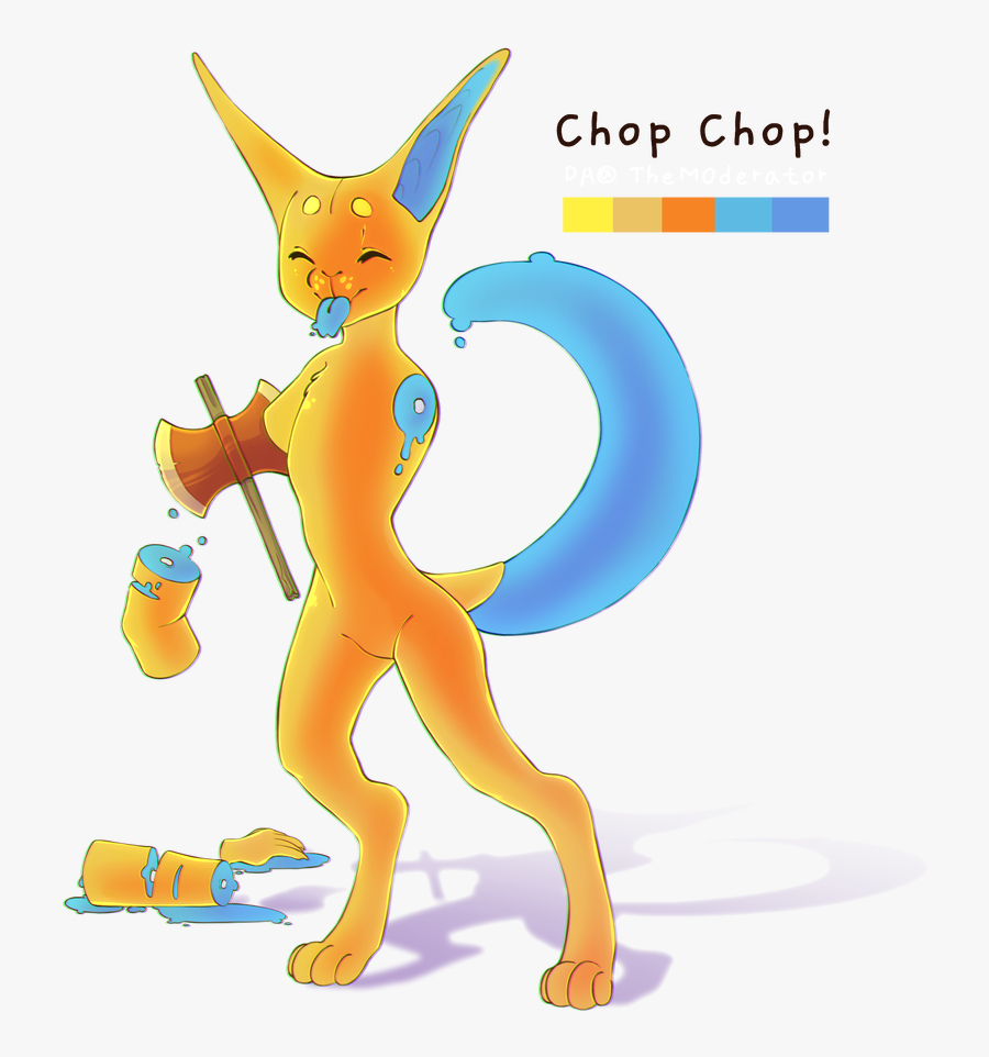 Chop Chop Oc Fulldrawing - Cartoon, Transparent Clipart