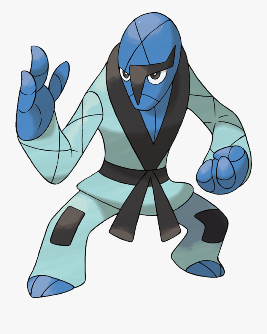 Sawk Pokemon, Transparent Clipart