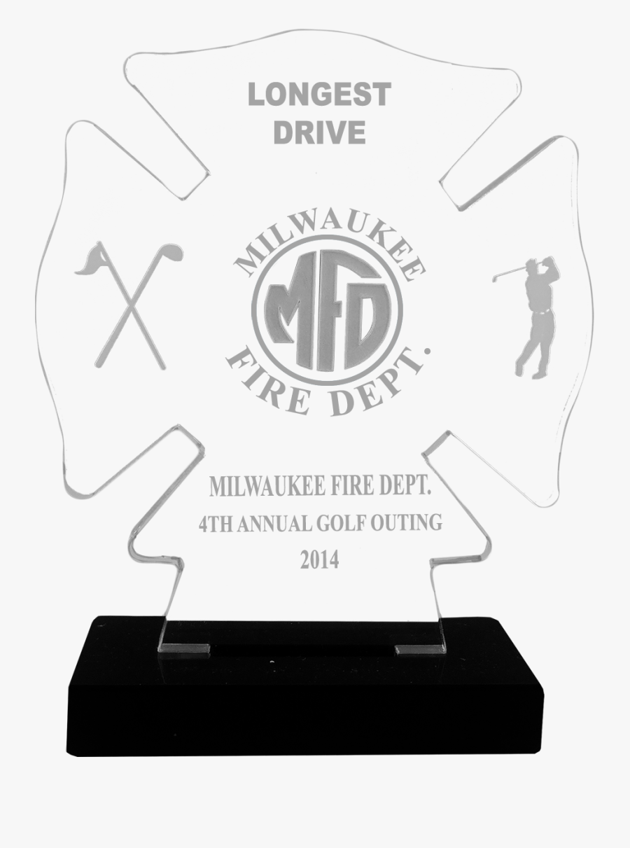 Small Maltese Acrylic Award - Trophy, Transparent Clipart