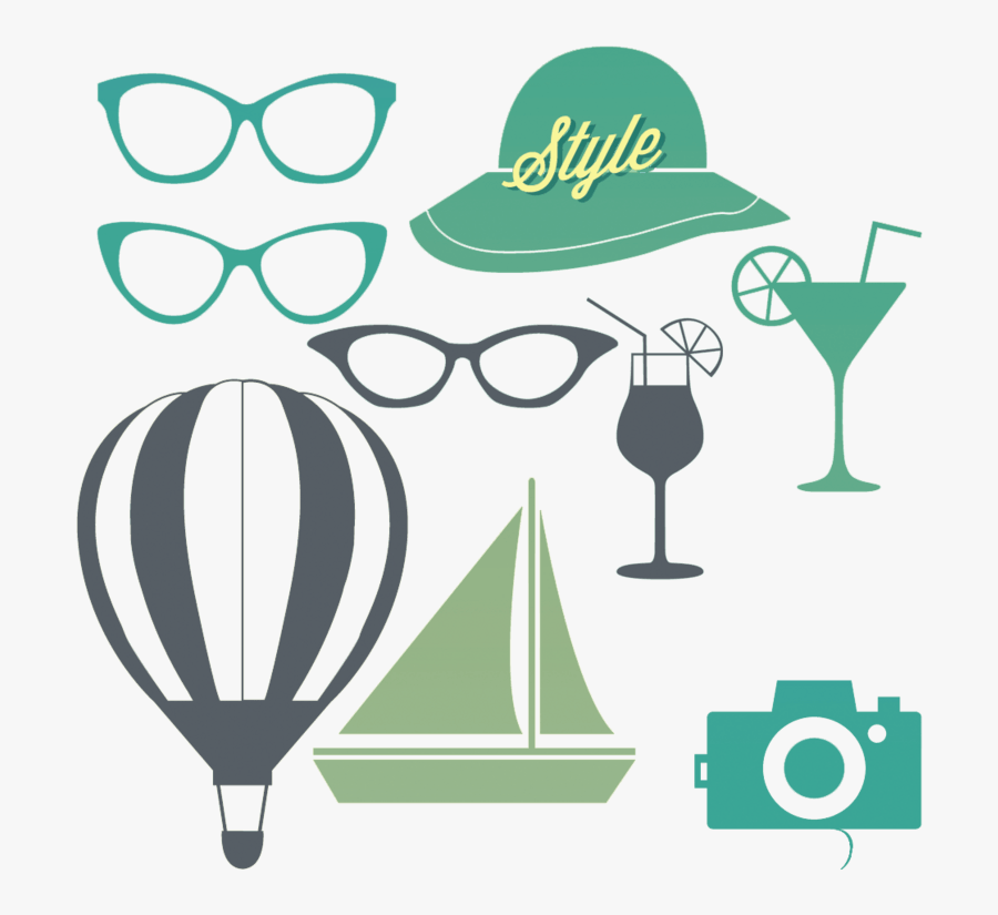 Vector Graphics Sunglasses Clip Art Illustration - Clip Art, Transparent Clipart