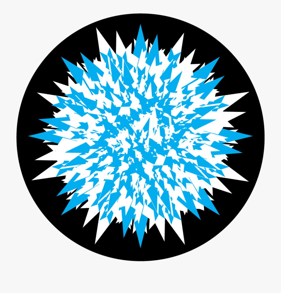 Apollo Design C2-1215 Spike It Glass Pattern - Circle, Transparent Clipart