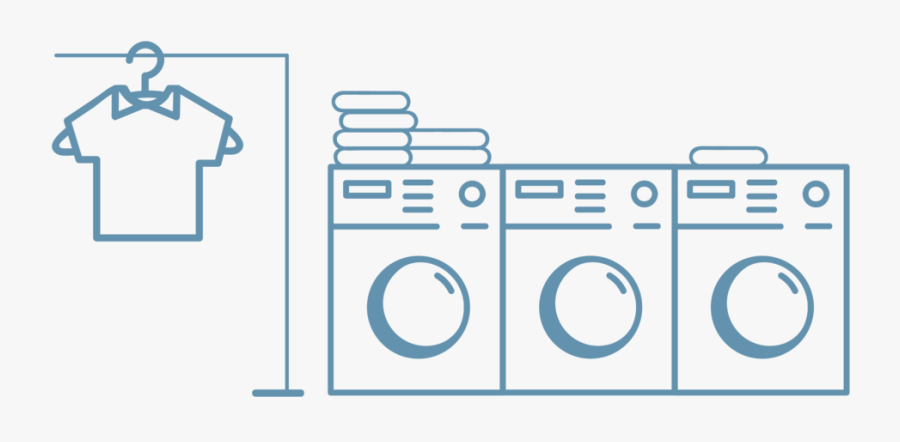 Selfservice Illustration-01 - Washing Machine, Transparent Clipart