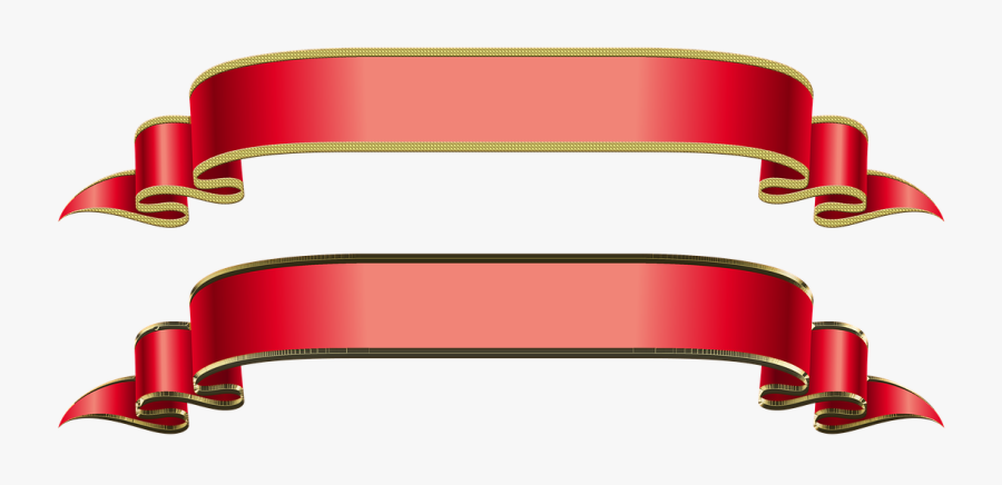 Banner Bands Band Free Photo - Gold Banner Ribbon Vector Png, Transparent Clipart