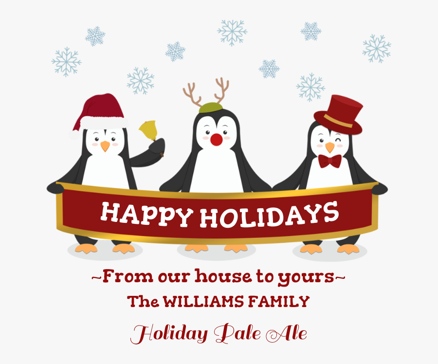 Penguin Greetings - Cartoon, Transparent Clipart