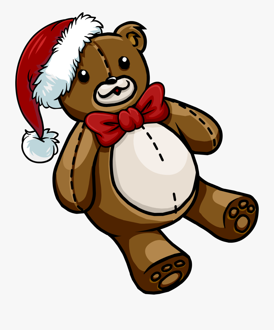 Club Penguin Rewritten Wiki - Club Penguin Holiday Teddy, Transparent Clipart