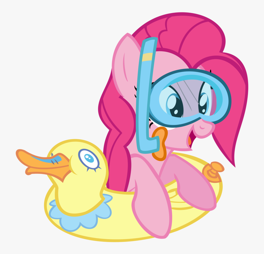 Pinkie Pie Rarity Rainbow Dash Applejack Twilight Sparkle - Pinkie Pie Swimming My Little Pony, Transparent Clipart