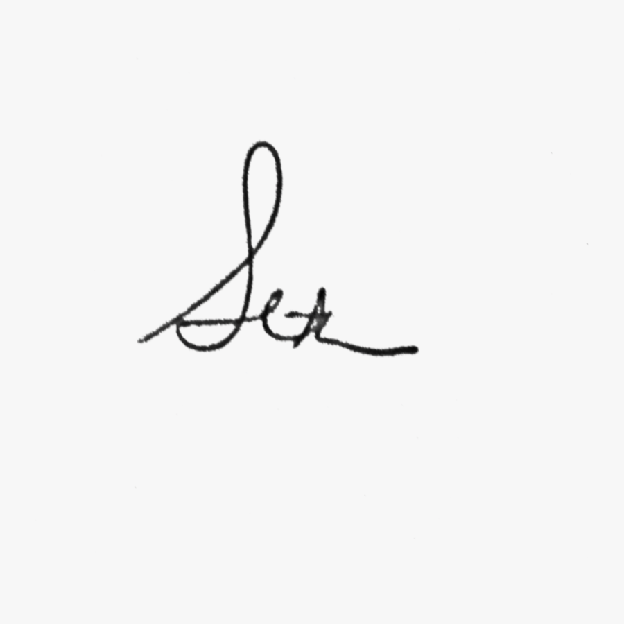 Signature - Line Art, Transparent Clipart