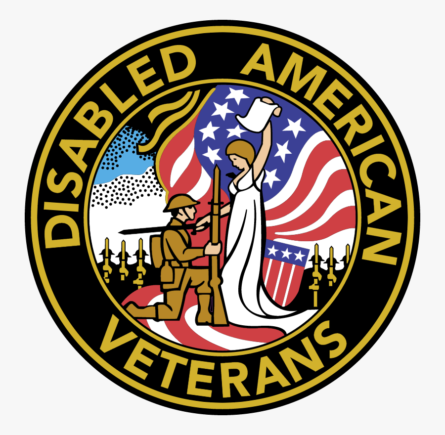 Disabled American Veterans Logo, Transparent Clipart