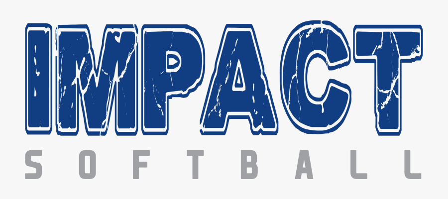 Impact-softball - Graphic Design, Transparent Clipart